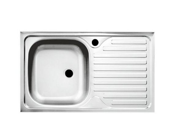 Set Masca Chiuveta Wenghe 80 x 50 x 80 cm+Chiuveta inox+Baterie lebada flexibila si sifon scurgere - imagine 4